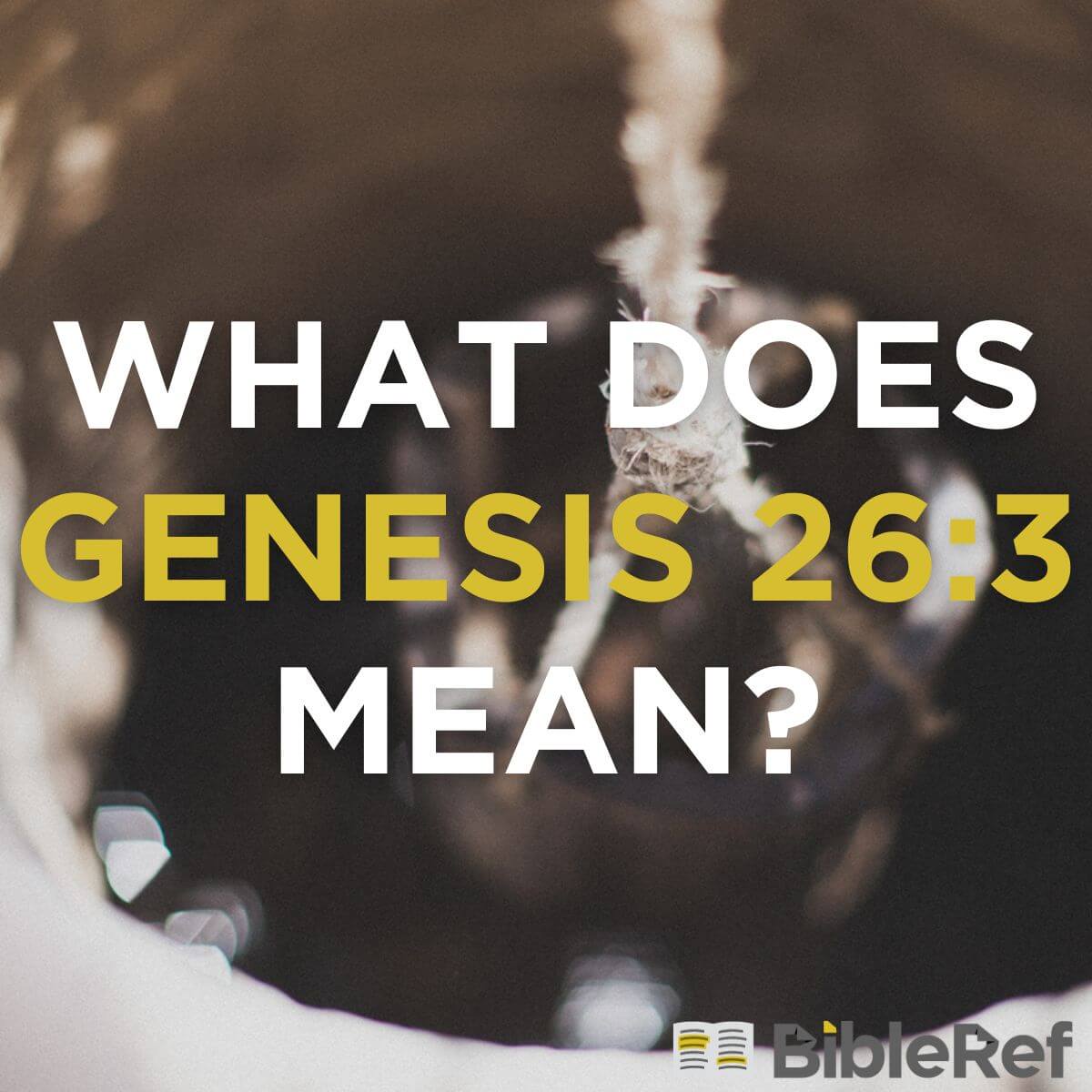 genesis 26 3